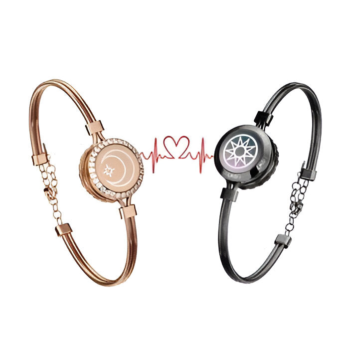 Totwoo Long Distance Touch Bracelets,Couples Bracelets,