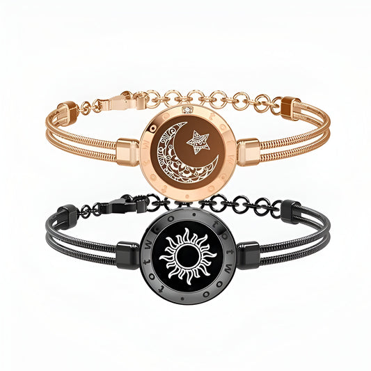 Totwoo Long Distance Touch Bracelets,Couples Bracelets,